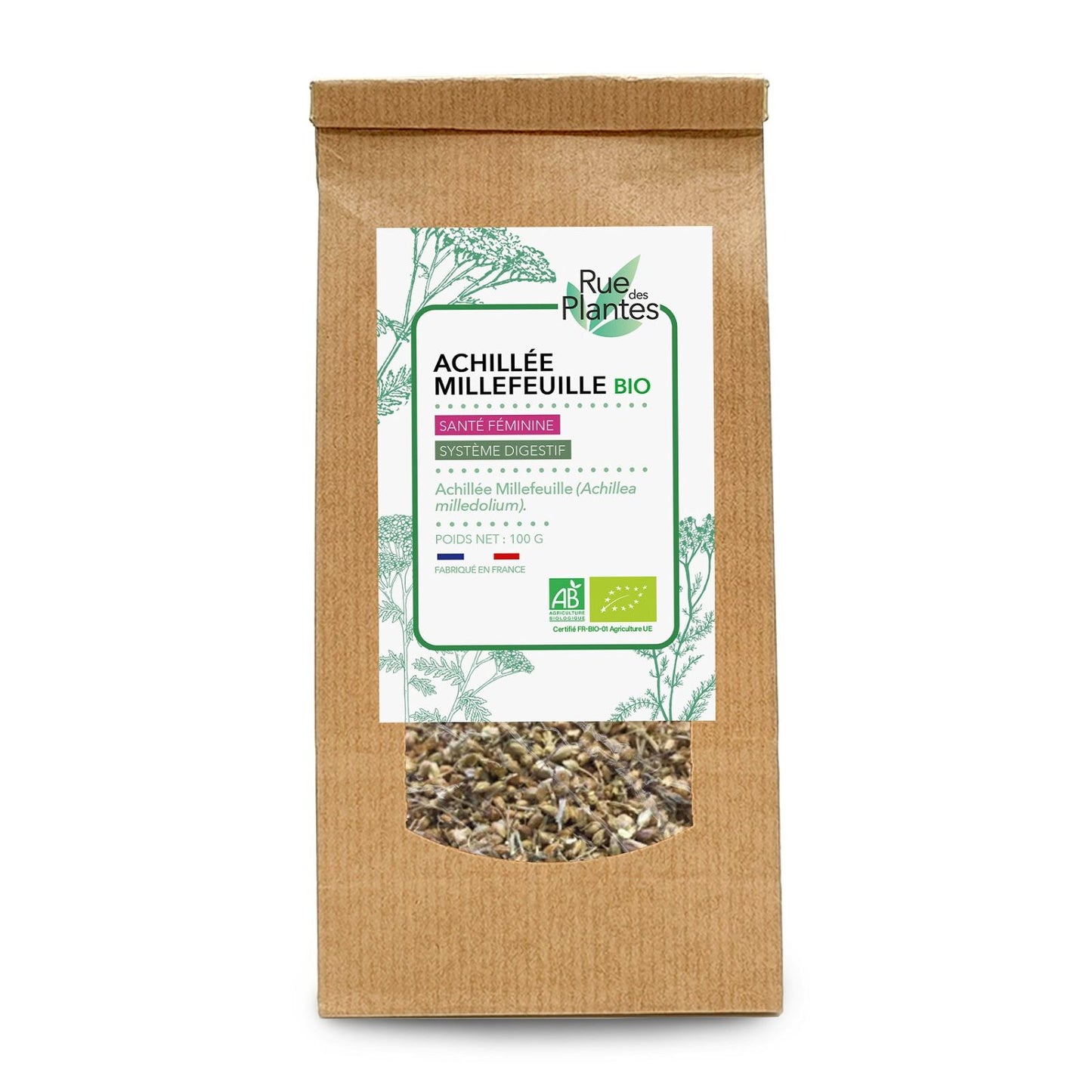 Achat Achillée millefeuille Tisane bio - Rue Des Plantes