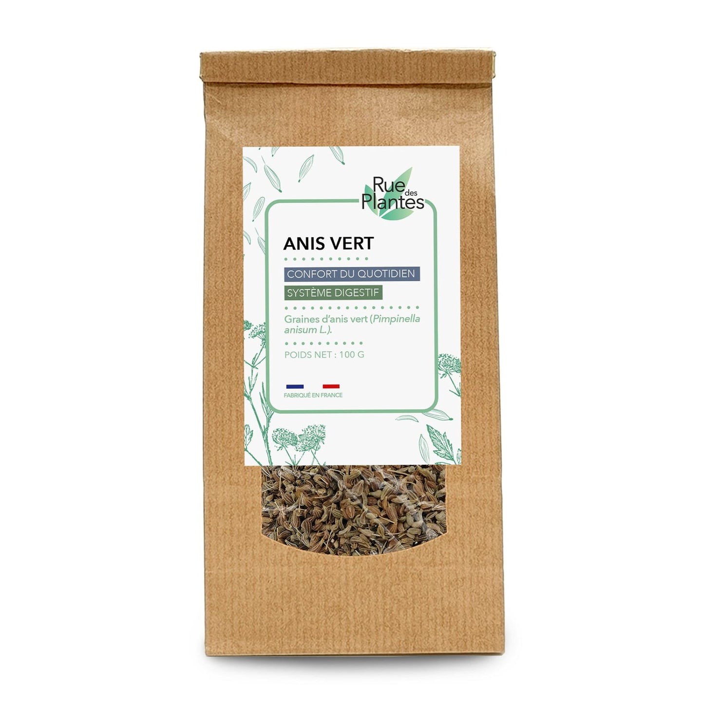 Achat Anis vert semence Tisane - Rue Des Plantes