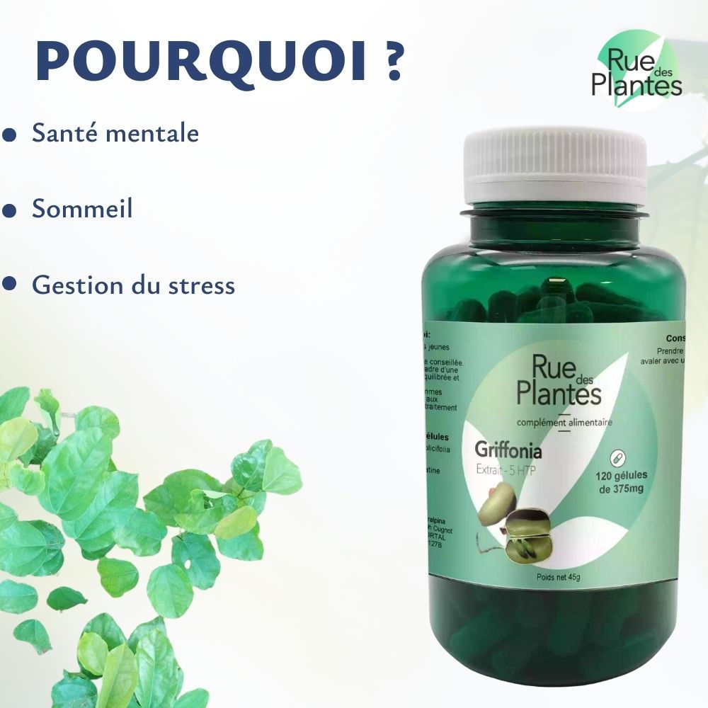 Griffonia extrait - 5HTP - Rue Des Plantes