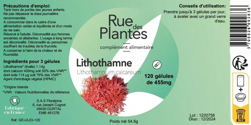 Achat Lithothamne - Rue Des Plantes