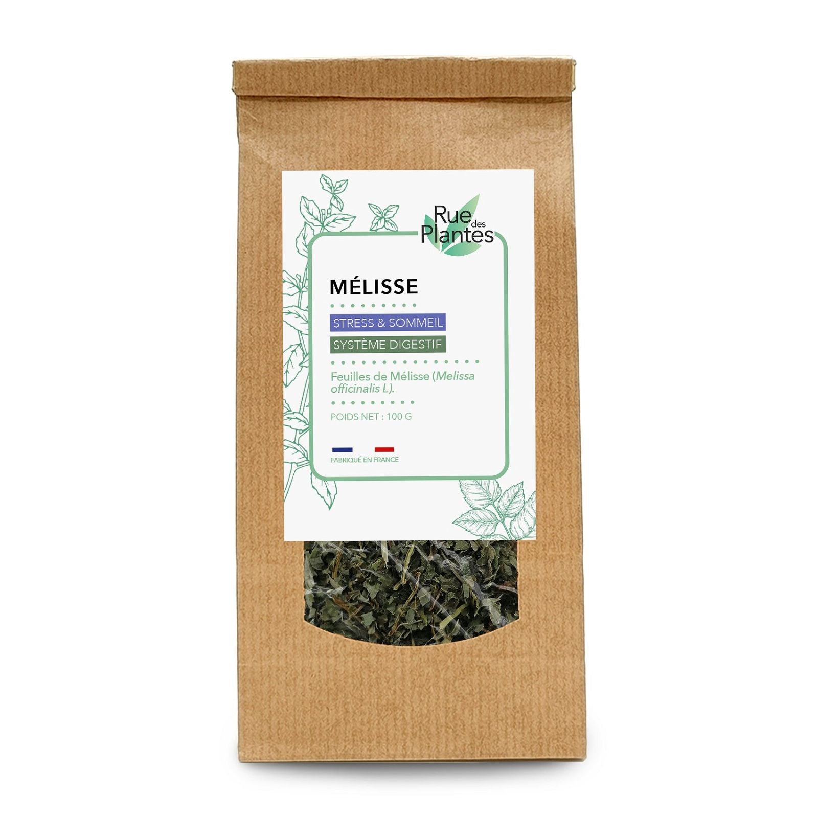 Mélisse feuille Tisane - Rue Des Plantes