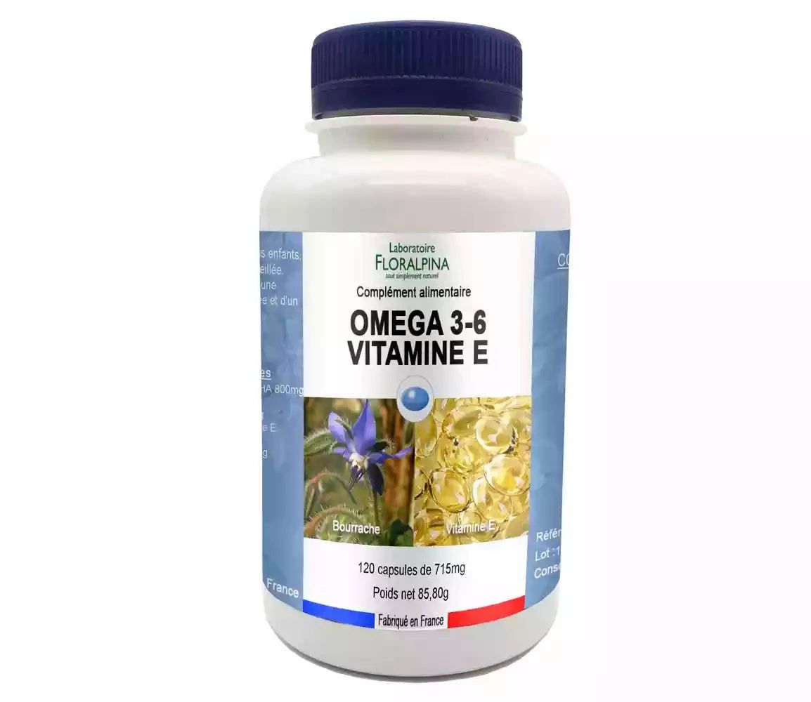 Omega 3&6 vitamine E - Rue Des Plantes