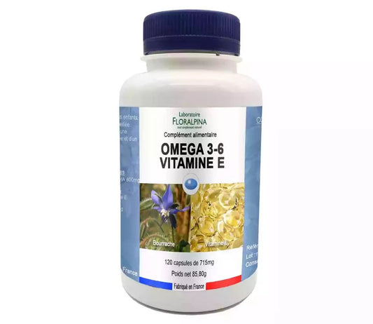 Achat Omega 3&6 vitamine E - Rue Des Plantes
