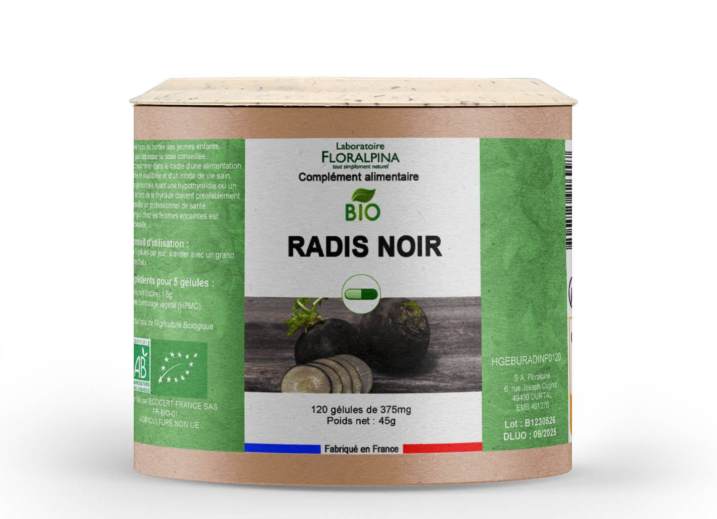 Achat Radis noir bio - Rue Des Plantes