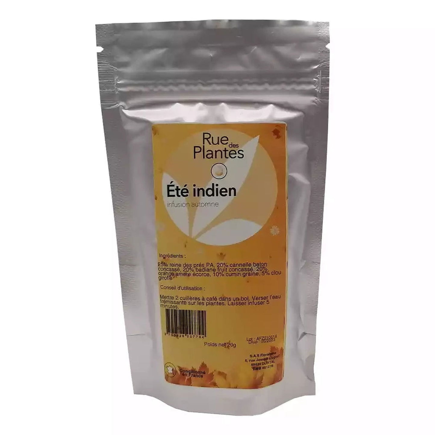 Achat Tisane Eté indien - Rue Des Plantes