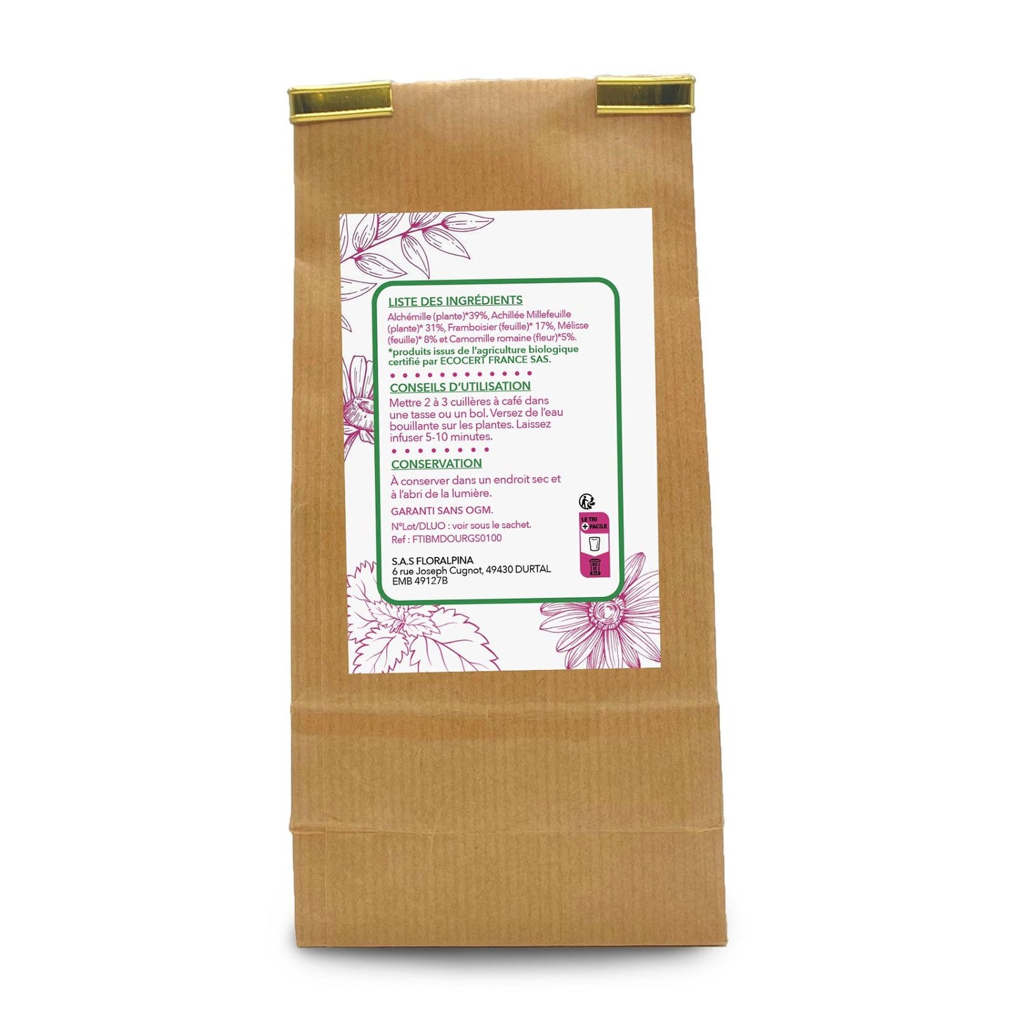 Achat Tisane Ménocalme bio - Rue Des Plantes