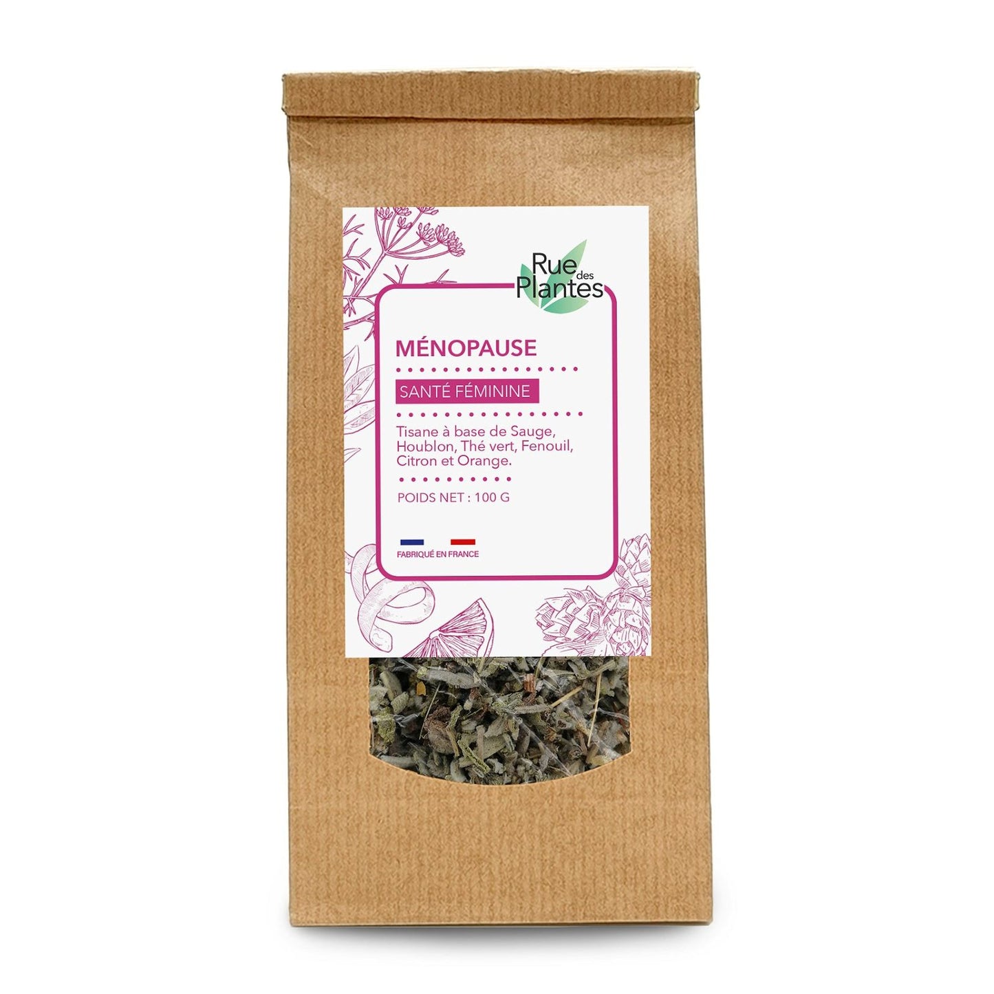 Achat Tisane Ménopause - Rue Des Plantes