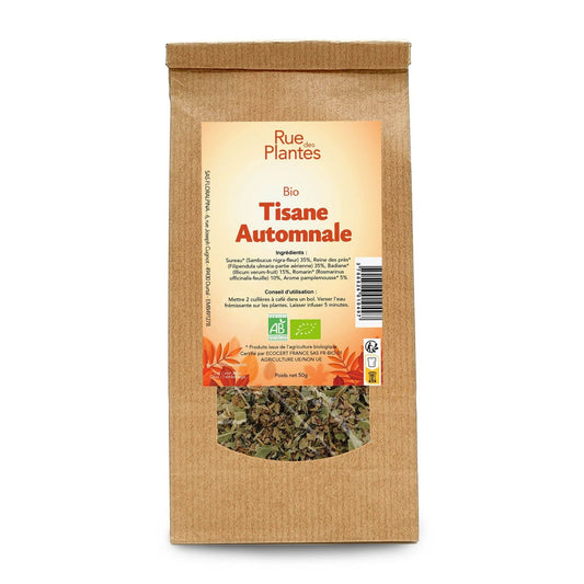 Achat Tisane bio Automnale - Rue Des Plantes