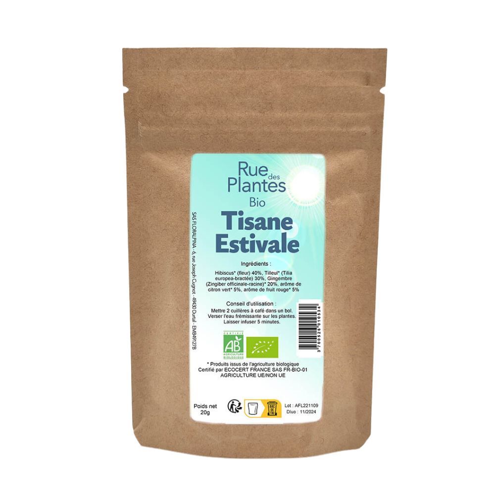 Achat Tisane bio estivale - Rue Des Plantes