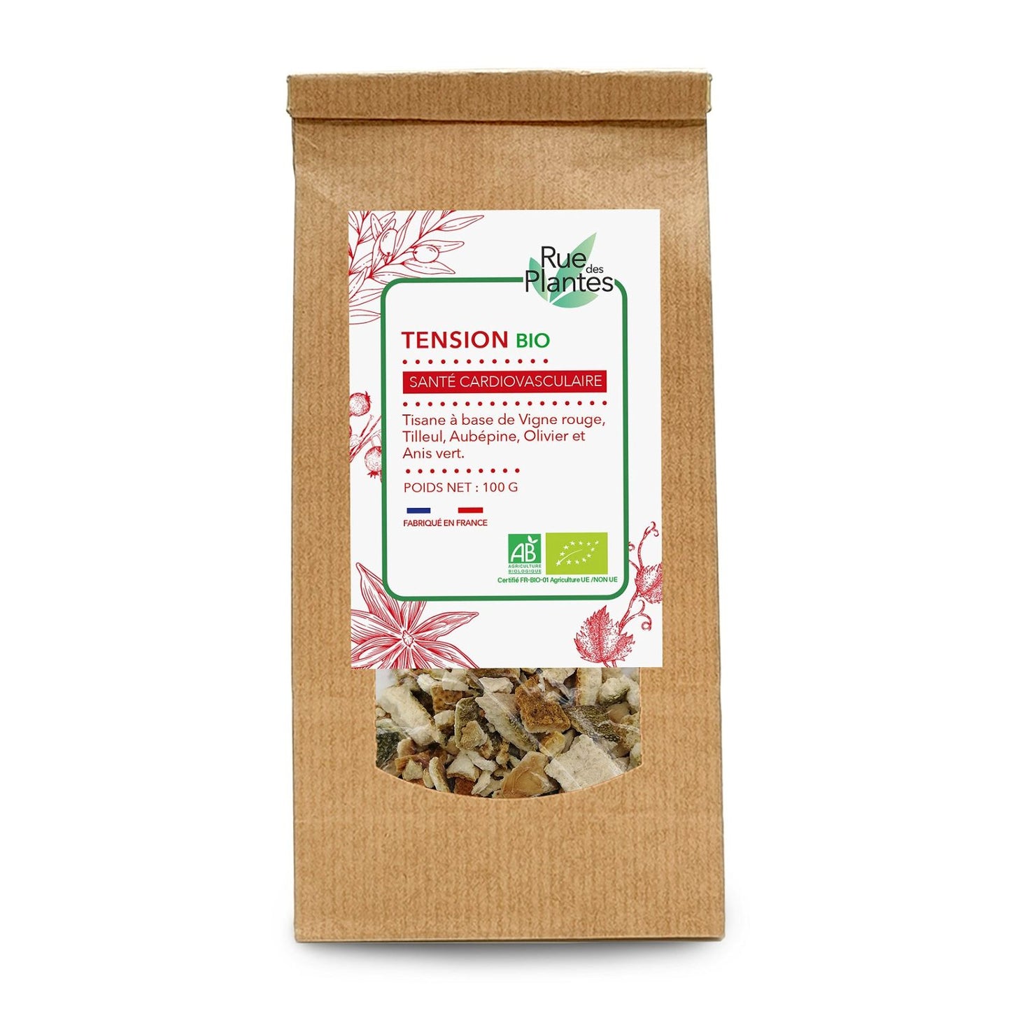 Achat Tisane tension bio - Rue Des Plantes