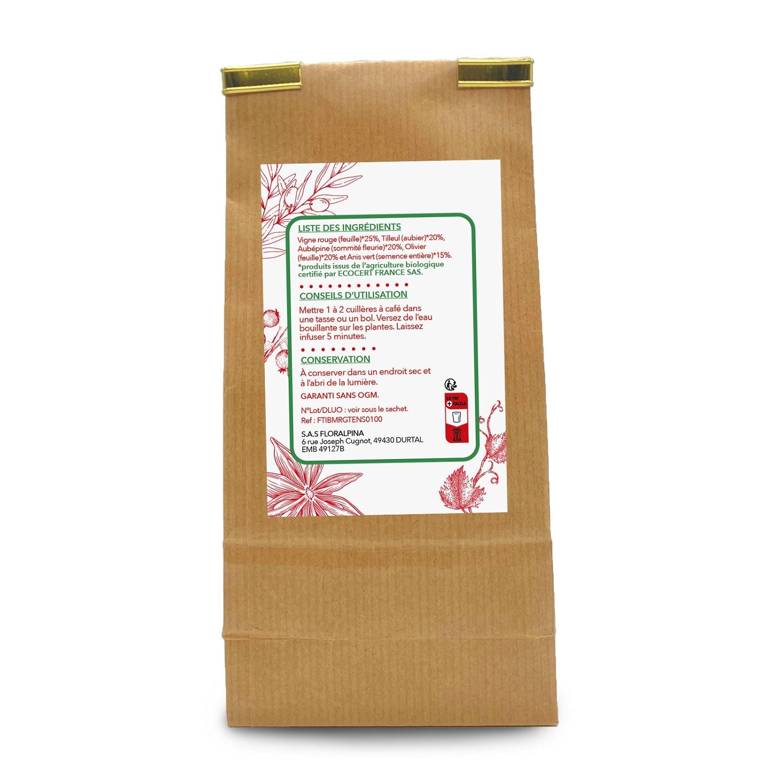 Tisane tension bio - Rue Des Plantes